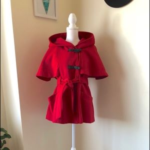 Red Cape Coat